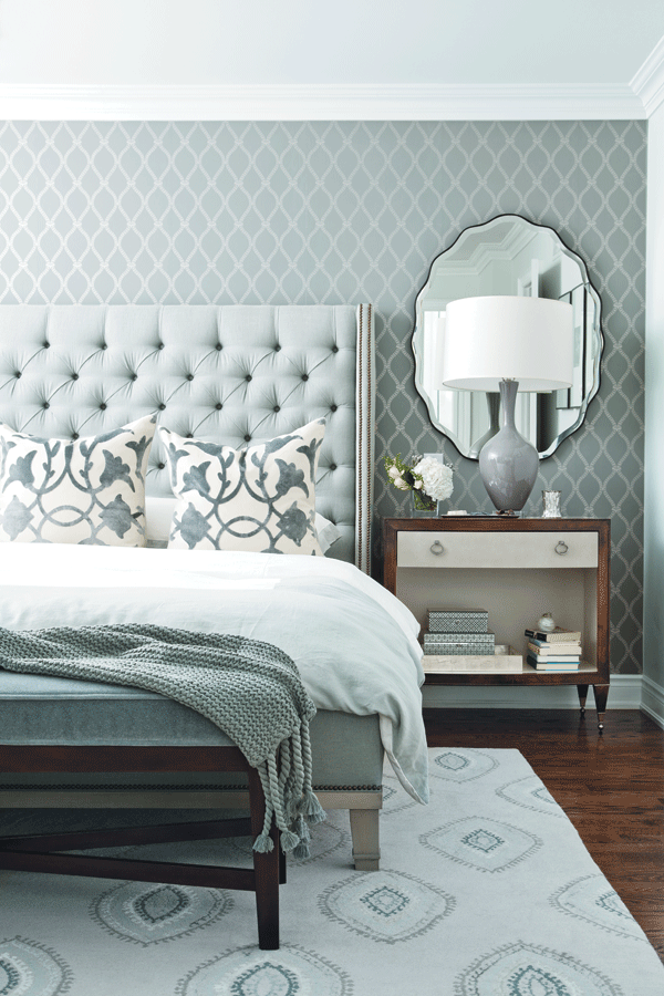 Six tips to creating a calming, monochromatic bedroom ...