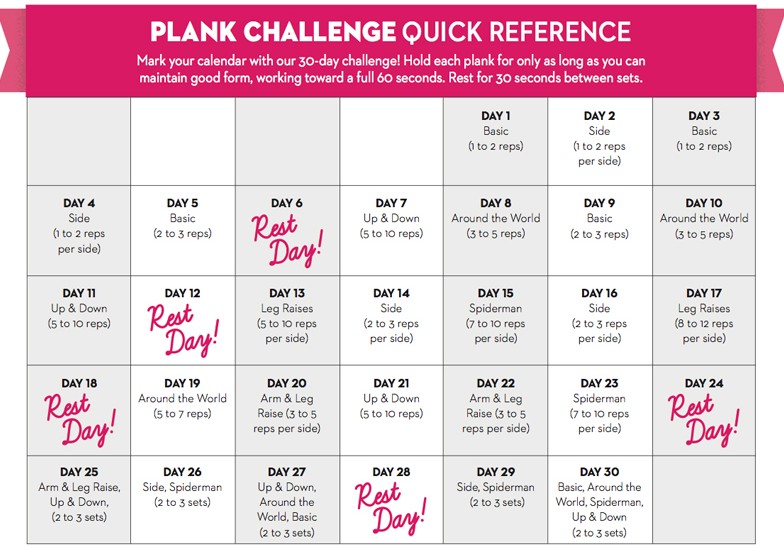 Try the plank challenge to beat belly fat in no time ...