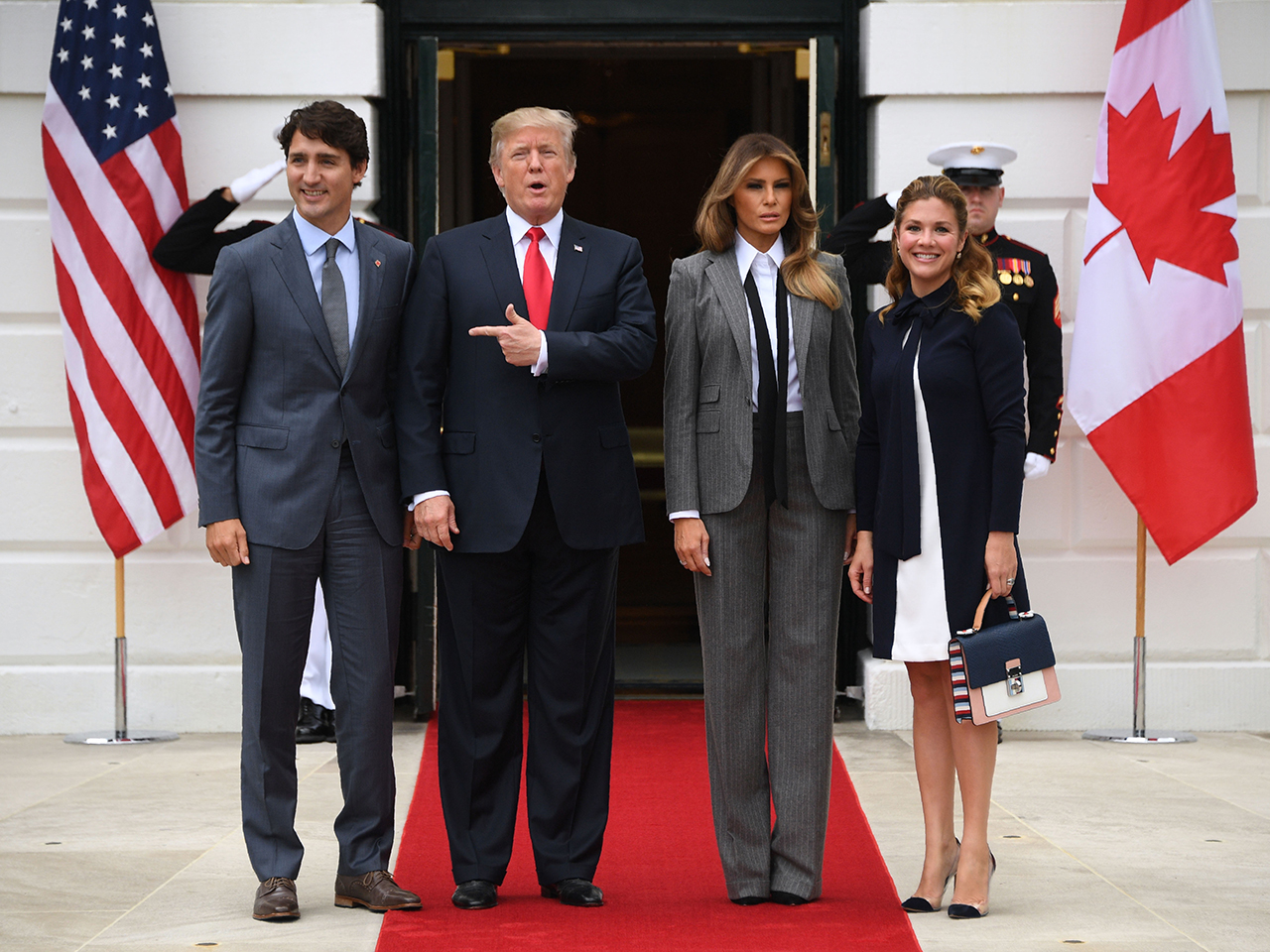 Sophie-And-Justin-Trudeau-Trump-White-Ho