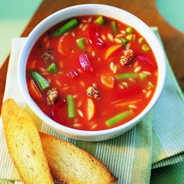 Italian sausage and tomato soup