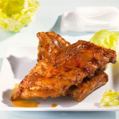 Jamie Kennedy's Slow-cooked ribs with sweet and sour sauce