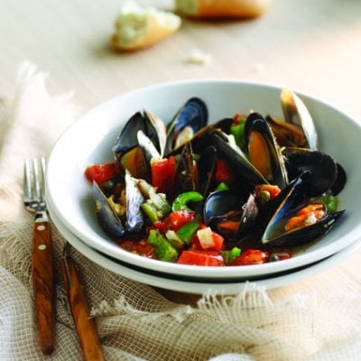 Mediterranean-style mussels