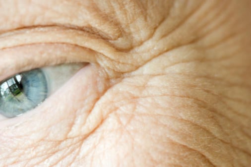 wrinkles, woman, elderly