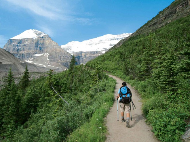 Banff, hike, Plain of Six Glaciers, Lake Louise, Rockies
