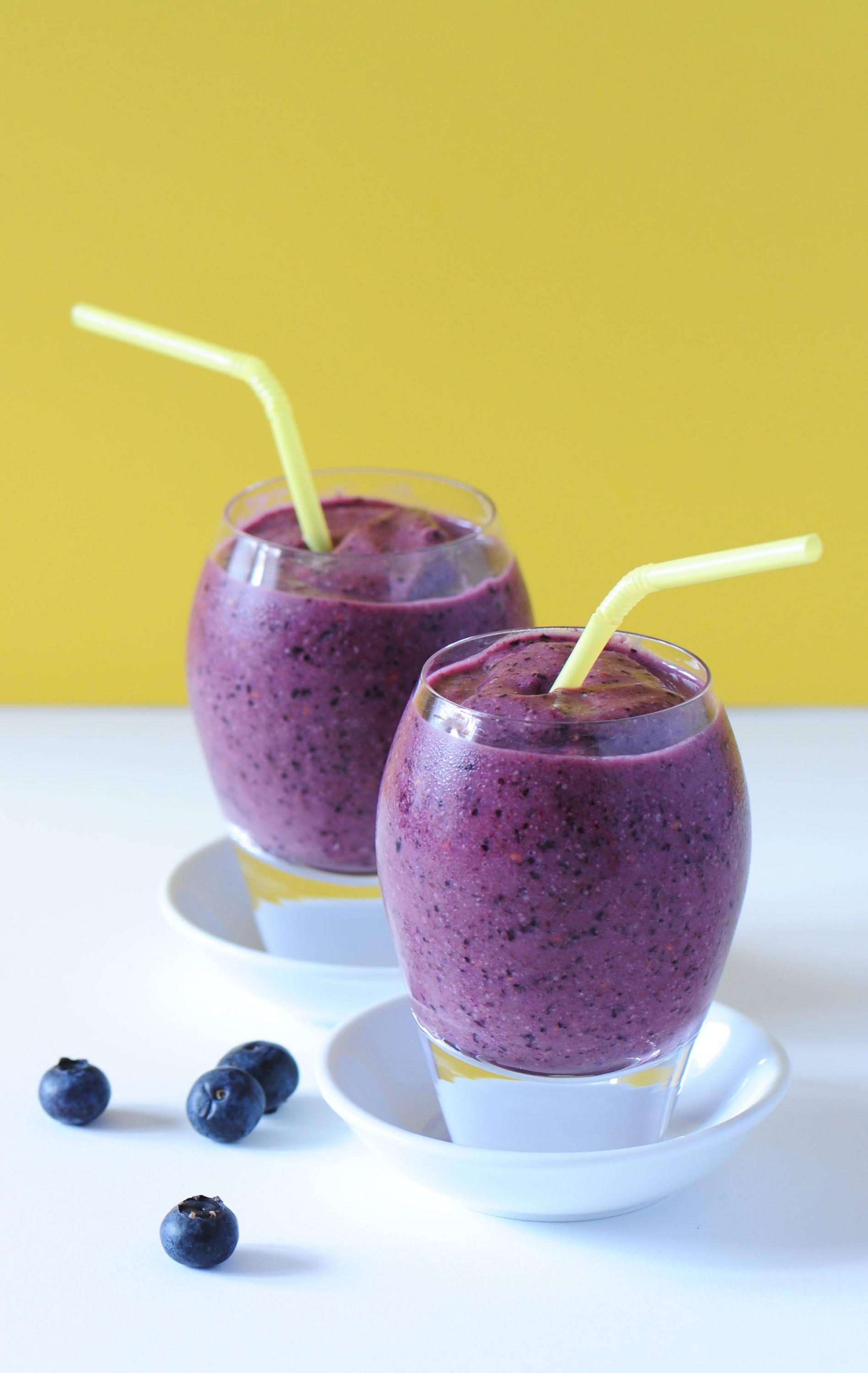 Blueberry brain-boost smoothie