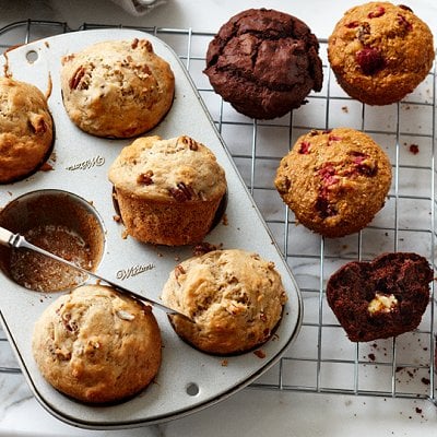 Cranberry-bran muffins