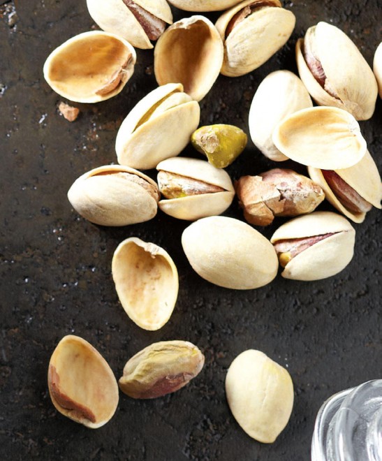 leftover ingredients, loose ends, pistachios, nuts