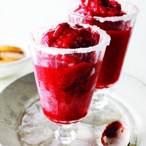 Raspberry-margarita sorbet recipePhoto by Ryan Szulc