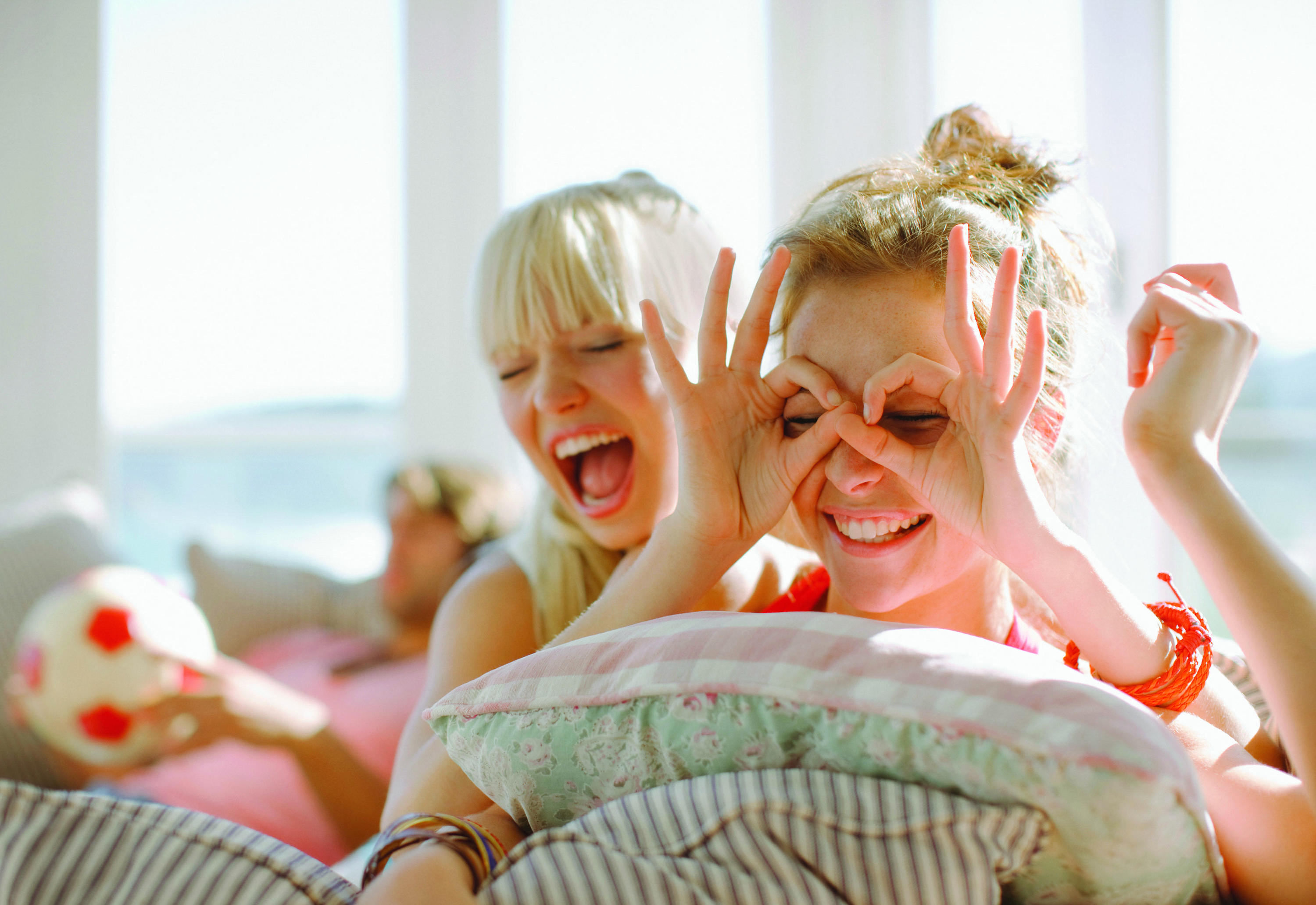 Women laughing, friendship