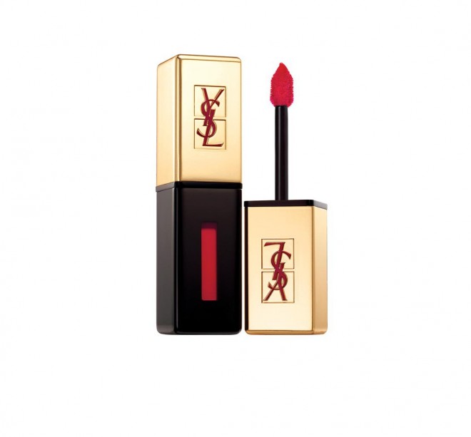 Yves Saint Laurent Rouge Pur Couture Glossy Stain in Le Rouge, Makeup, Lipstick, Lips
