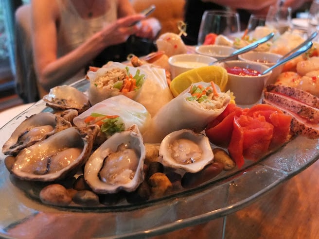 The Grill Room’s seafood platter