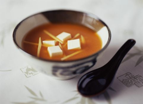 red miso soup