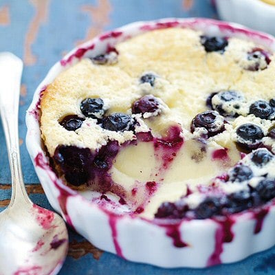 Blueberry clafoutis: A warm dessert for fall