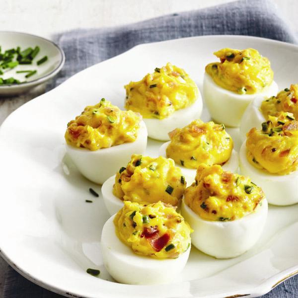 Best deviled eggs with spiced mustard