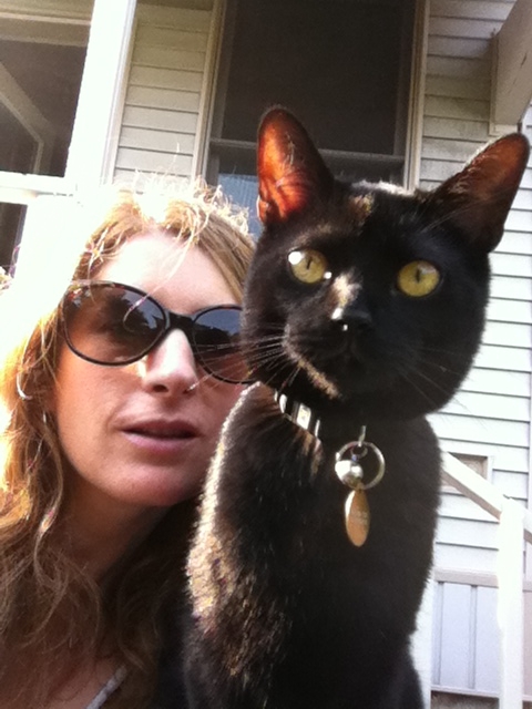 Samantha Grice and her rescue cat Frankie, Chatelaine, #kindcycle