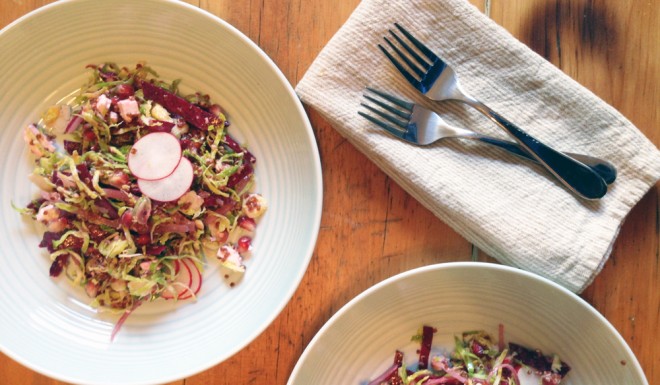 Tara Miller's Brussels sprouts and beet salad recipe