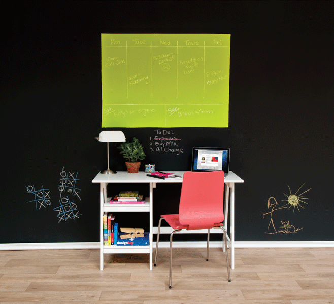 chalkboard-paint-calendar-office-desk