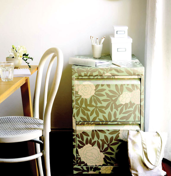 Wallpaper Ideas Use It On A Filing, Decorative Filing Cabinet