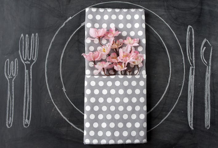 How to fold a napkin: Four pretty designs