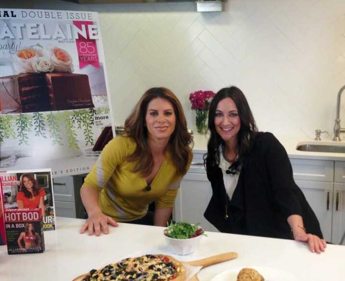 Jillian Michaels and Laurie Jennings in the Chatelaine Kitchen powered by GE