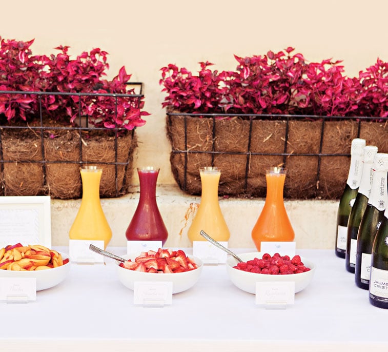 Best-ever party idea: A mimosa bar!