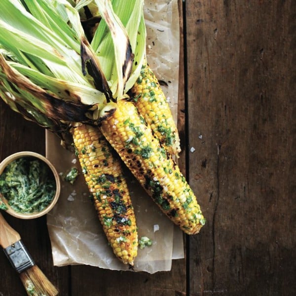 Gourmet corn with herb butter recipe  Photo by Roberto Caruso