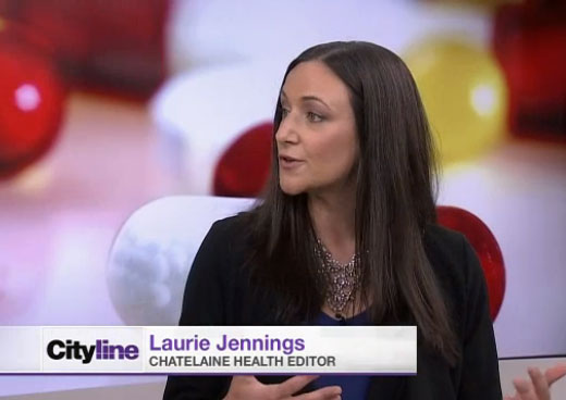Laurie Jennings talks to Tracy Moore about beating seasonal allergies on CityLine, June 2013