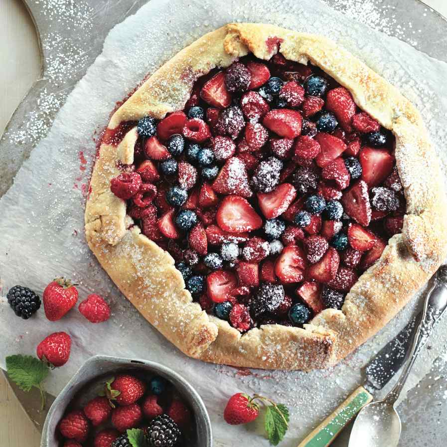 Very berry galette