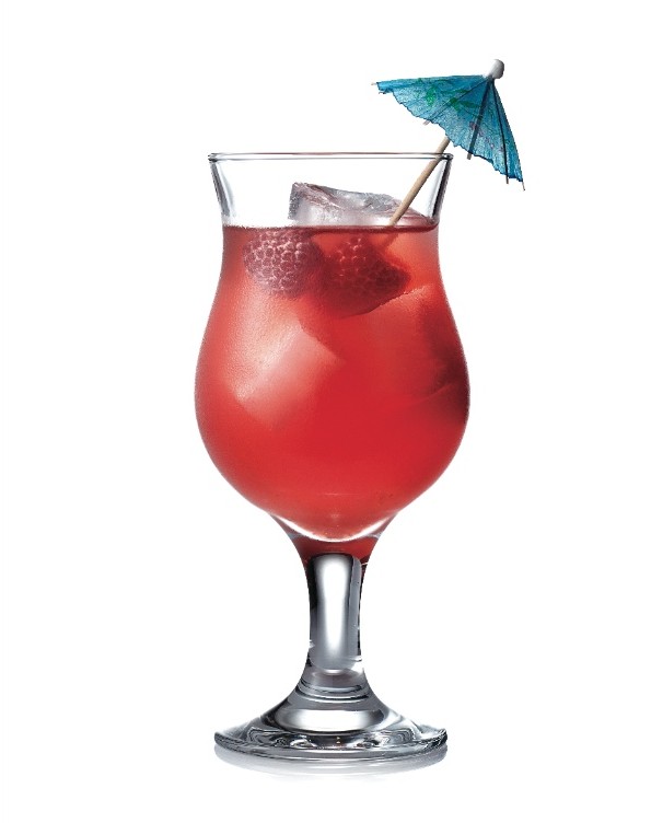 Rose-coloured glasses cocktail