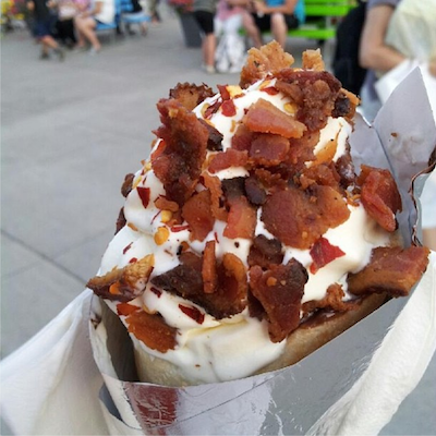 CNE food: We tried the Cronut burger, Nutella fries and more