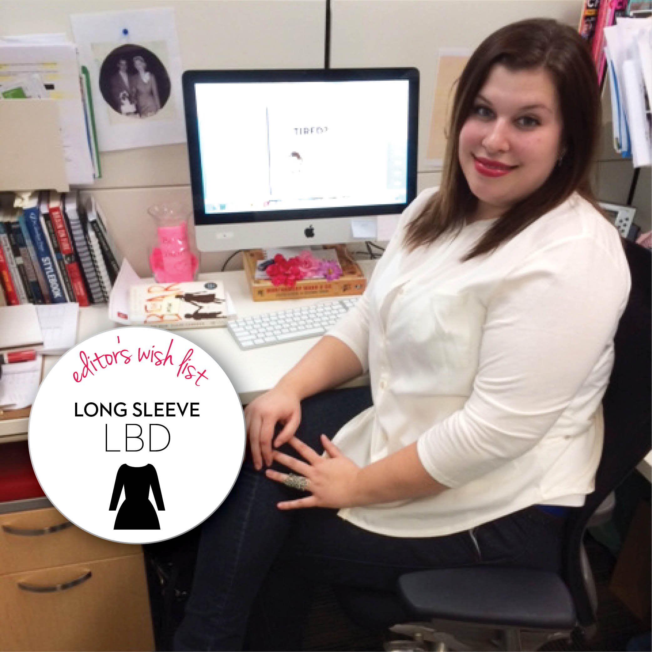 The long-sleeved black dress editor Lora Grady wants now!