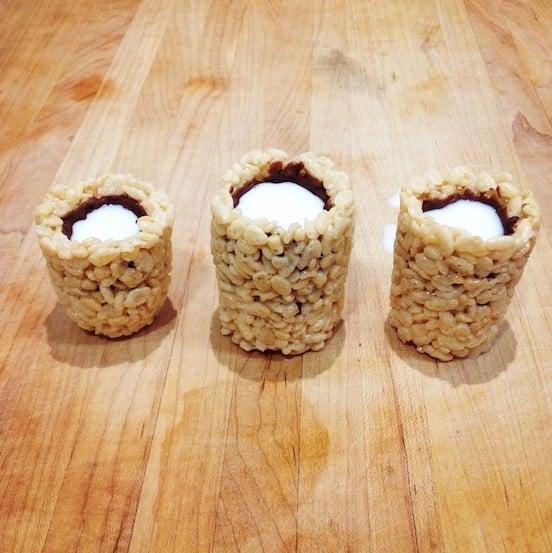No-bake cereal cups