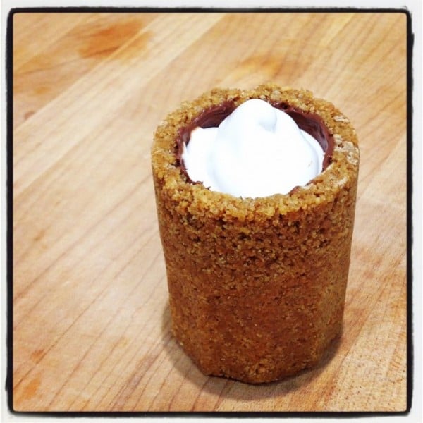 No-bake s'mores cookie cups