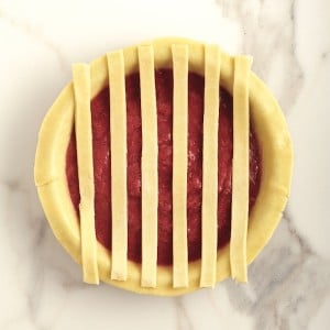 How to weave a lattice pie crust