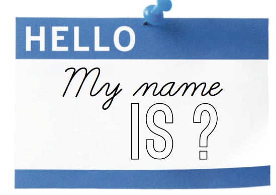 Name Tag, how to remember someone's name
