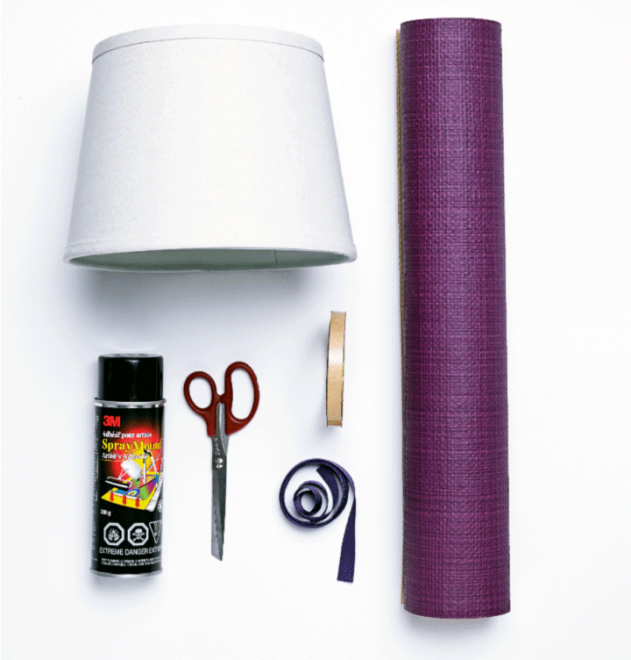 How To Recover A Lampshade With, How To Recover A Lampshade With Material