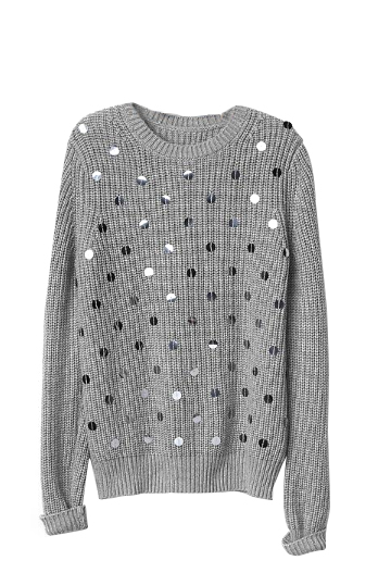 sequin sweaters holidays