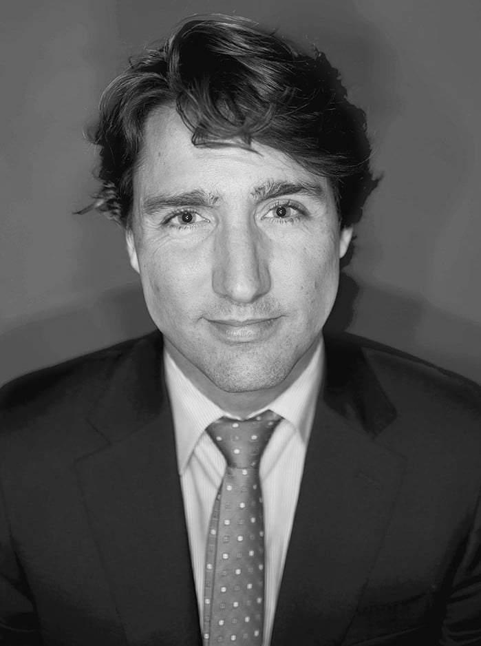 TORONTO, ON - APRIL 5: The editorial board met with Liberal leadership candidate Justin Trudeau on April 5, 2013. Afterwards he posed for a photograph in the Toronto Star studio.