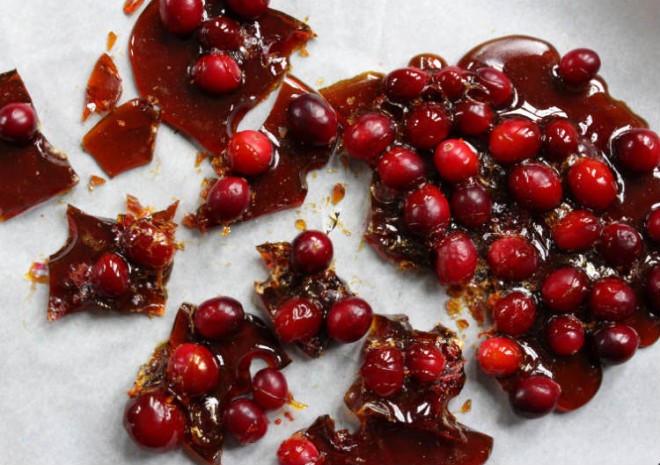 Candied cranberries