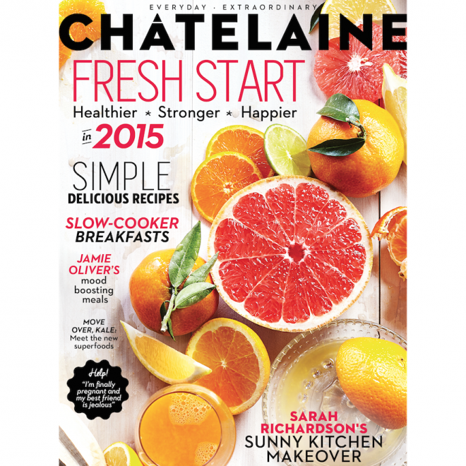 Chatelaine January 2015 cover