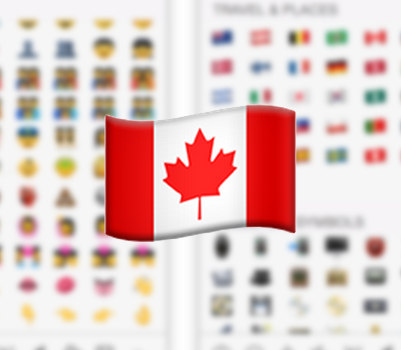 Today's pairing: Canadian-flag emoji + patriotic French toast