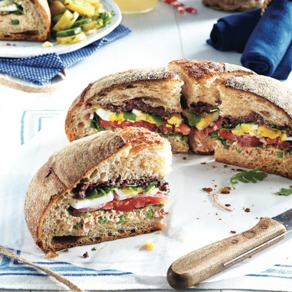 Chatelaine Quickies: Nicoise muffuletta sandwich