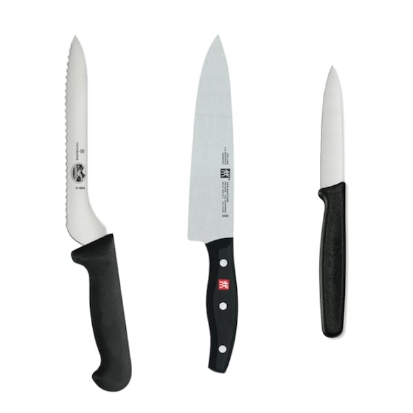 Three kitchen knives you need