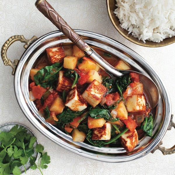 Easy dinner recipes to make this week: Paneer curry with potatoes and spinach