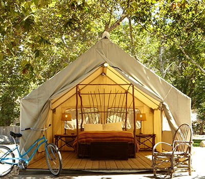 How to go glamping in your own backyard