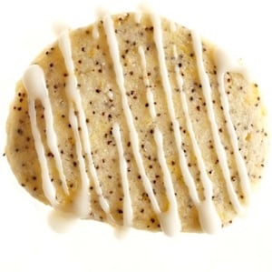 Lemon-poppyseed icebox shortbread cookies