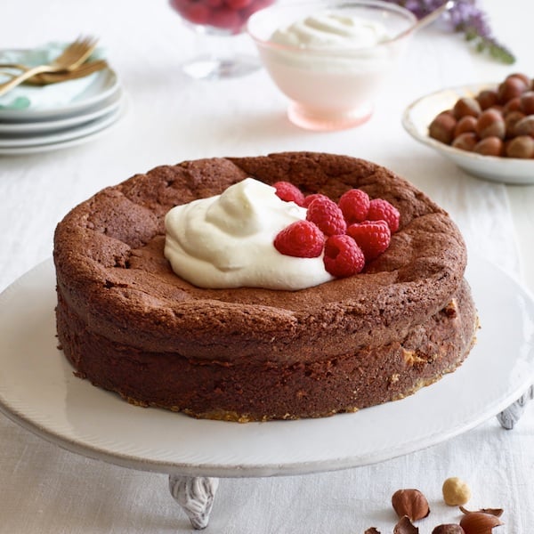 Lidia Bastianich's chocolate-hazelnut cake