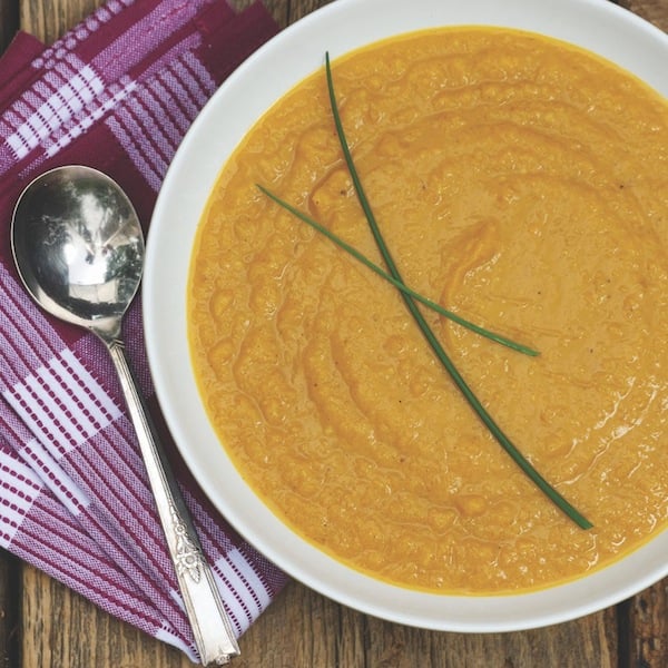 Spiced ambercup squash soup