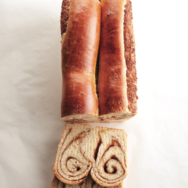 Cinnamon scroll loaf