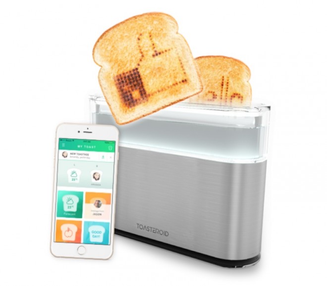 Kitchen gadget: Toasteroid smart toaster.